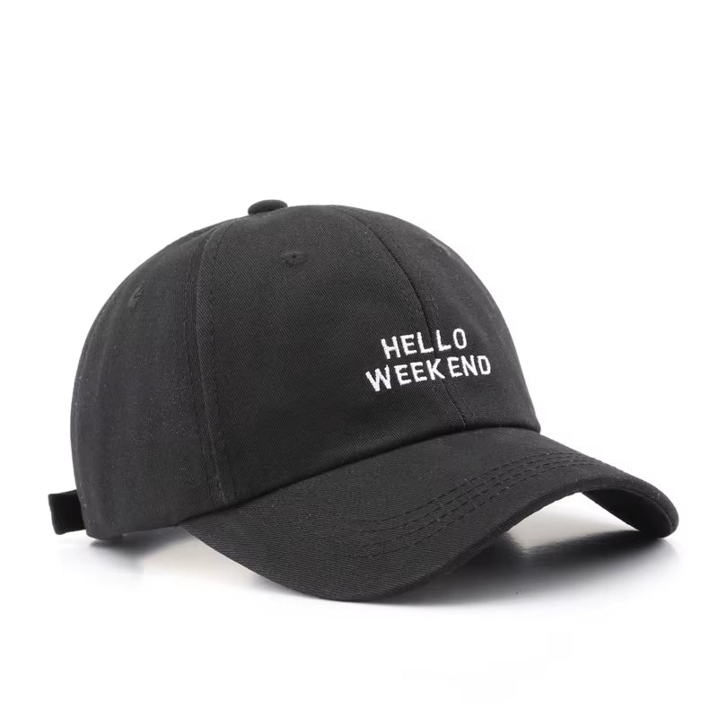 2023 New Fashion Korean Love Letter Embroidered Women'S Baseball Cap Casual Photograph Cotton Couple Hat Hip Hop Unisex Hat